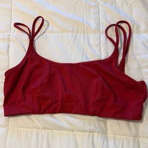 Fabletics Deep Red Women's Bra